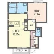 エレガンスヒルズ Cの間取り画像