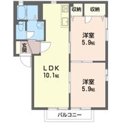 パルティールの間取り画像