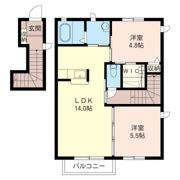 ケマールAの間取り画像