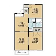 ノーブル三ツ谷の間取り画像