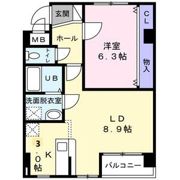 東仙台レジデンス弐番館の間取り画像