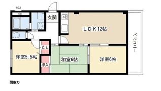 グリーンヒルズ白山の間取り画像