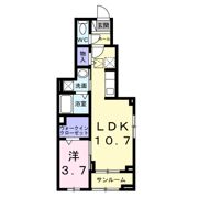 カーサルーチェの間取り画像