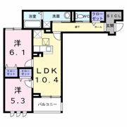 グランリヴェール建石町の間取り画像