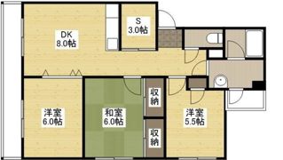 大地マンションの間取り画像