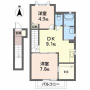 ブランシェ南斎院の間取り画像