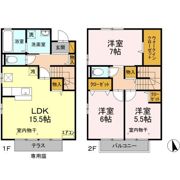 プレアデス見川 Aの間取り画像