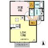 プラザハイツ Aの間取り画像