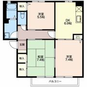 グッドライフ元町 Dの間取り画像