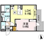 セレスティア徳丸 Aの間取り画像