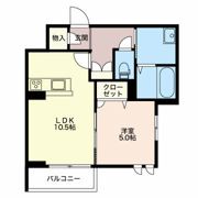 シャーメゾン堀之内の間取り画像