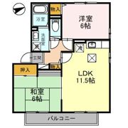 メゾン清水 Aの間取り画像