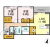 D-Crinum 加屋町の間取り画像