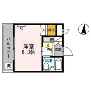 シャトー栄根Ⅱの間取り画像