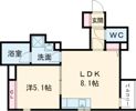 La Kasa 野中町の間取り画像