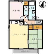 セジュールシマダ B棟の間取り画像