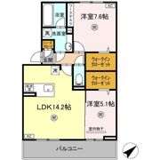 Nest Piece 原町の間取り画像