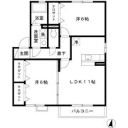 パークヒル B棟の間取り画像