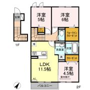リ・クレール A棟の間取り画像