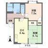 リッチネス阪南 Dの間取り画像