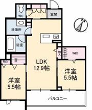 シャーメゾン リヒト（BELS認証）の間取り画像