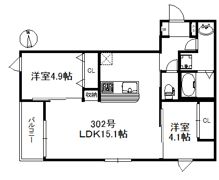 Nexus姪浜の間取り画像