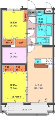 La Vie Bell Takeda（ラヴィベール竹田）の間取り画像