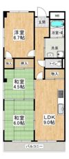 青雲マンションの間取り画像