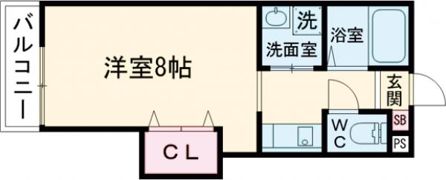 都部ハイツの間取り画像