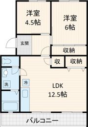 メゾンソレイユの間取り画像