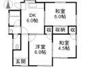 袴田様貸家の間取り画像