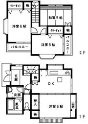 橋本2丁目貸家の間取り画像