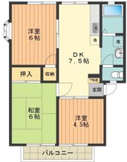 サンライフクレセントアレイAの間取り画像