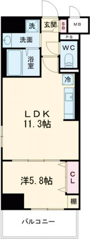 グランコート北園の間取り画像