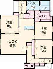リアライズ松陰Ⅱの間取り画像