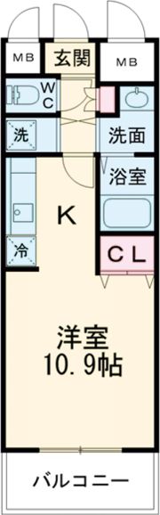 グラビスコート光町の間取り画像