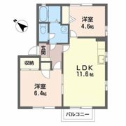 フォーレス佐土Aの間取り画像