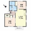 フォーレス佐土Aの間取り画像