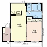 クレール東田Cの間取り画像