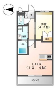 イーストヒルズ宿郷の間取り画像