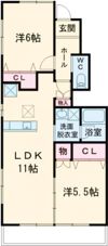 REVEⅠの間取り画像