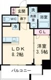 ディアレイシャス湊川公園の間取り画像