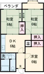 広島畳材安古市ビルの間取り画像