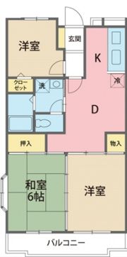 ラビアンローズの間取り画像