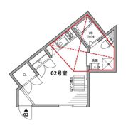 グランエッグス高円寺Wの間取り画像