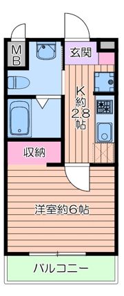 リベルテ東浦和の間取り画像