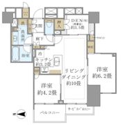 BrilliaTower上野池之端の間取り画像