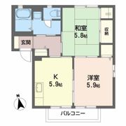 カ－サ太平寺の間取り画像