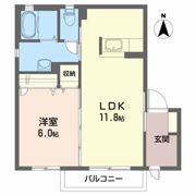 グリーンヒルズBの間取り画像