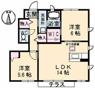 フィオレンテ B棟の間取り画像